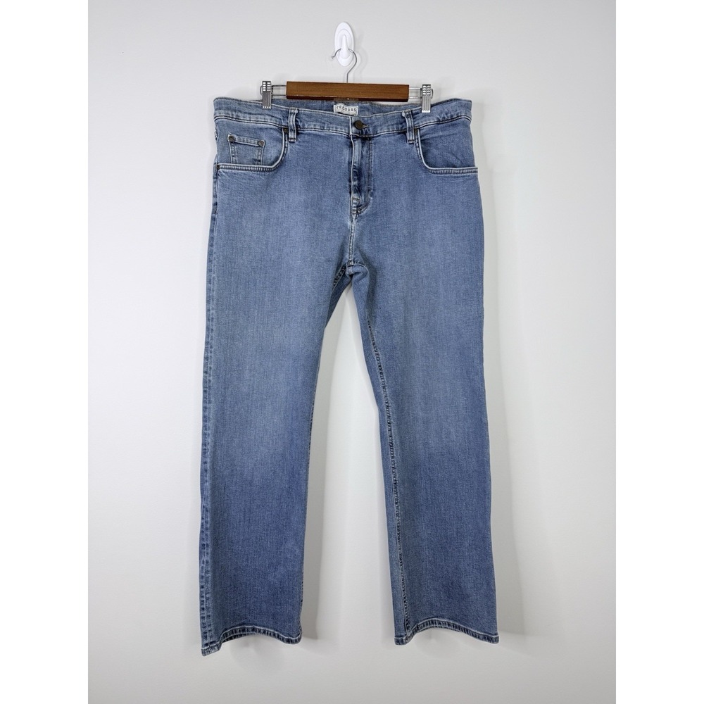 Tecovas Slim Fit Straight 38x30 Men's Blue Jeans Medium Wash Denim Western Wear